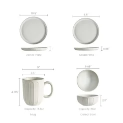 Hot Grace 16-Piece Dinnerware Set Tableware