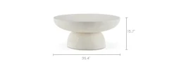 Hot Guin Round Coffee Table Outdoor Coffee & Side Tables|Coffee Tables