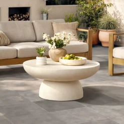 Hot Guin Round Coffee Table Outdoor Coffee & Side Tables|Coffee Tables