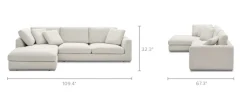 Sale Hamilton Chaise Sectional Sofa Sectional Sofas