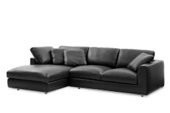 Sale Hamilton Leather Chaise Sectional Sofa Leather Sofas|Sectional Sofas