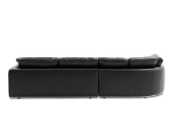 Clearance Hamilton Leather Round Chaise Sectional Sofa Leather Sofas|Sectional Sofas