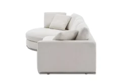 Clearance Hamilton Round Chaise Sectional Sofa Sectional Sofas