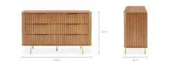 Outlet Harper 6-Drawer Dresser Dressers & Chest Of Drawers|Dressers & Chest Of Drawers