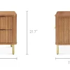 New Harper 2-Drawer Nightstand Small Bedroom Furniture|Nightstands & Bedside Tables