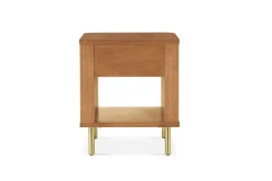 Discount Harper 1-Drawer Nightstand Small Bedroom Furniture|Nightstands & Bedside Tables