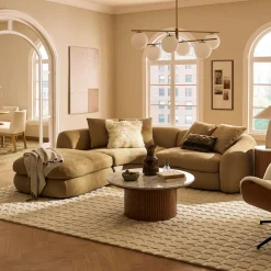 New Harper Marble Round Coffee Table Coffee Tables