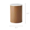 Discount Harper Marble Side Table Nightstands & Bedside Tables|Side Tables