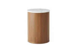 Discount Harper Marble Side Table Nightstands & Bedside Tables|Side Tables
