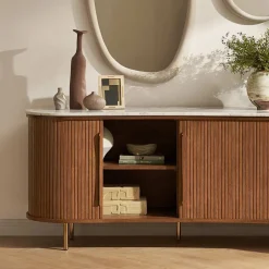New Harper Marble Sideboard Sideboards & Buffet Cabinets