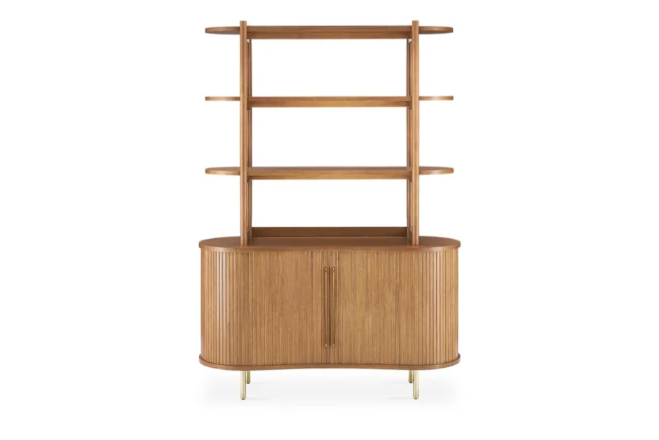 Discount Harper Small Sideboard with Hutch Small Space Storage|Shelves & Bookcases
