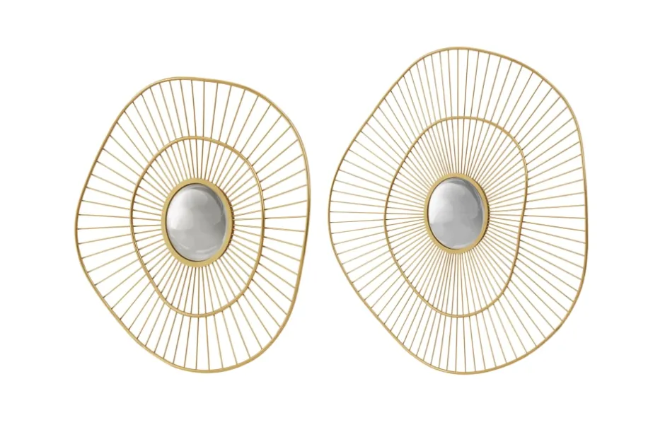 New Haylen Wall Mirror Set Wall & Floor Mirrors|Small Bedroom Furniture
