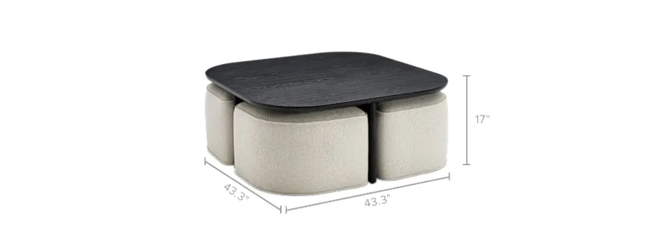 Online Hugg Nesting Square Coffee Table Coffee Tables|Small Living Room Furniture