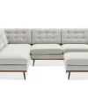 Online Isaac Bumper Chaise Sectional Sofa with Ottoman Living Room Sets|Living Room Sets