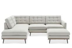 Online Isaac Bumper Chaise Sectional Sofa with Ottoman Living Room Sets|Living Room Sets