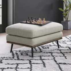 Online Isaac Bumper Chaise Sectional Sofa with Ottoman Living Room Sets|Living Room Sets