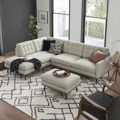Fashion Isaac Bumper Chaise Sectional Sofa Sectional Sofas