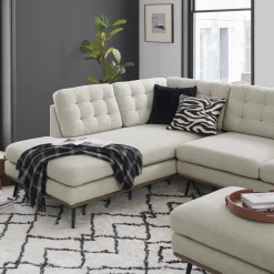 Fashion Isaac Bumper Chaise Sectional Sofa Sectional Sofas