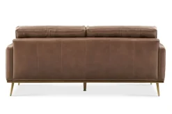 Discount Isaac Leather Sofa Small Living Room Furniture|Leather Sofas