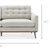 Discount Isaac Sofa Small Living Room Furniture|3 Seater Sofas