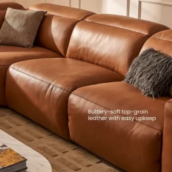 Clearance Jaron Leather Motion Recliner Armless Sofa Armchairs And Accent Chairs|Leather Sofas