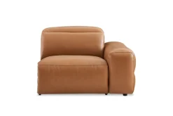 New Jaron Leather Motion Recliner Single Arm Sofa Armchairs And Accent Chairs|Leather Sofas