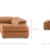 Best Jaron Leather Recliner Chaise Sectional Sofa Leather Sofas|Sectional Sofas