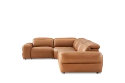 Best Jaron Leather Recliner Chaise Sectional Sofa Leather Sofas|Sectional Sofas