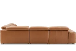 Best Jaron Leather Recliner Chaise Sectional Sofa Leather Sofas|Sectional Sofas