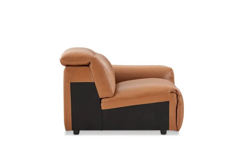 Hot Jaron Leather Single Arm Sofa Armchairs And Accent Chairs|Leather Sofas