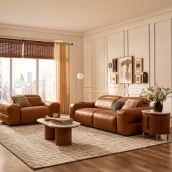 Hot Jaron Leather Single Arm Sofa Armchairs And Accent Chairs|Leather Sofas