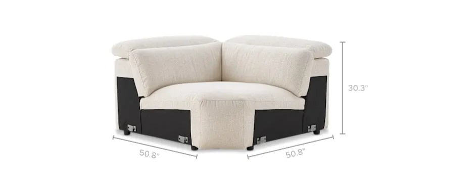 New Jaron Performance Fabric Corner Sofa Armchairs And Accent Chairs|Modular Sofas