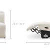 Best Jaron Performance Fabric Motion Recliner Armless Sofa Armchairs And Accent Chairs|Modular Sofas
