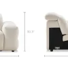 Fashion Jaron Performance Fabric Single Arm Sofa Armchairs And Accent Chairs|Modular Sofas