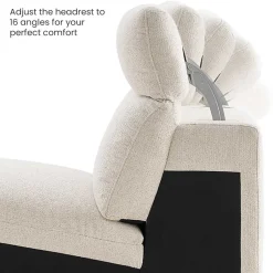 Fashion Jaron Performance Fabric Single Arm Sofa Armchairs And Accent Chairs|Modular Sofas