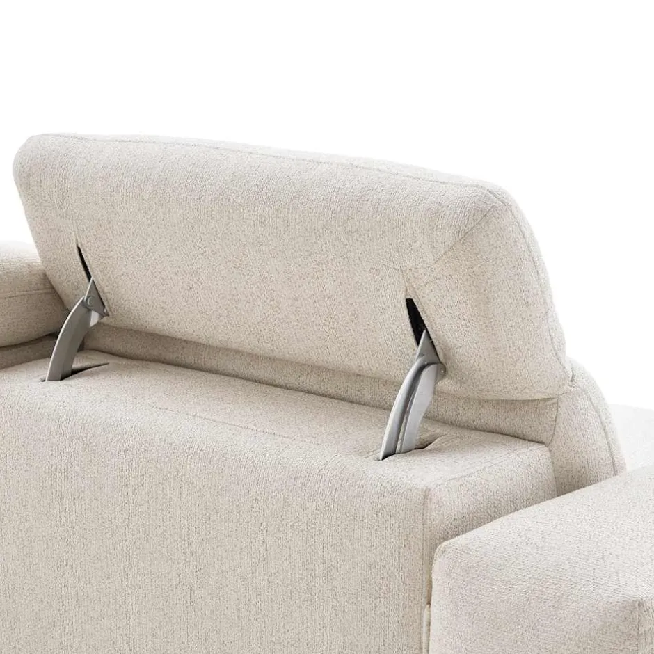 Best Jaron Performance Fabric Recliner Sofa 3 Seater Sofas