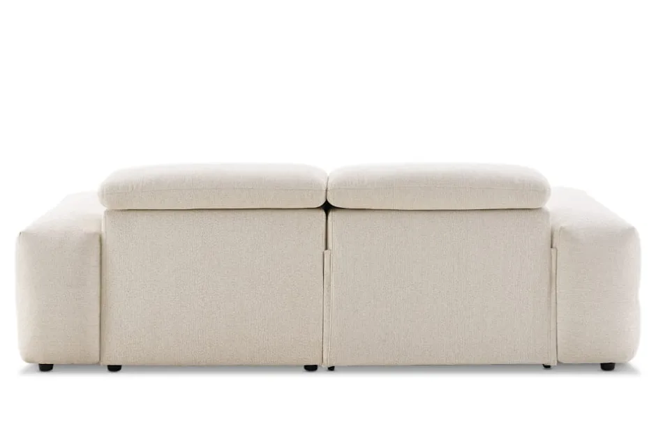 Best Jaron Performance Fabric Recliner Sofa 3 Seater Sofas