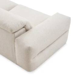 Sale Jaron Performance Fabric Recliner Extended Sofa 3 Seater Sofas