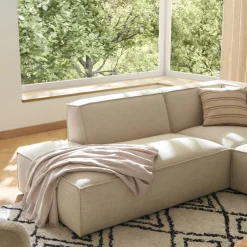 Fashion Jonathan Extended Side Chaise Sectional Sofa with Ottoman Living Room Sets|Living Room Sets