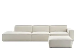 Outlet Jonathan Extended Side Chaise Sofa with Ottoman Living Room Sets|Living Room Sets