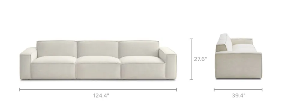 Outlet Jonathan Extended Sofa 3 Seater Sofas