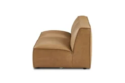 Sale Jonathan Leather Armless 3 Seater Sofa Small Living Room Furniture|Leather Sofas