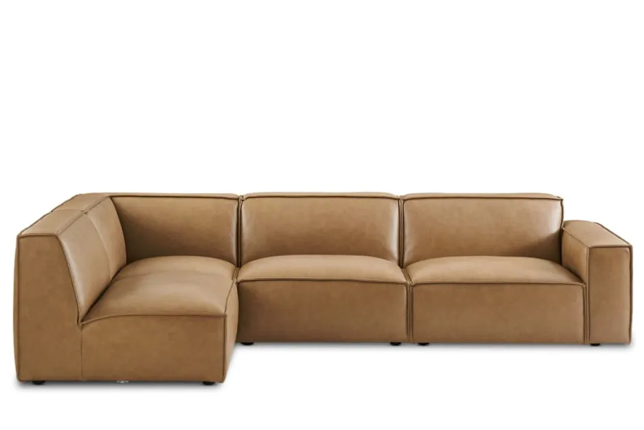 Discount Jonathan Leather Chaise Sectional Sofa Leather Sofas|Sectional Sofas