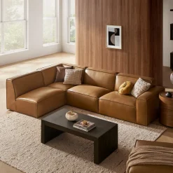 Discount Jonathan Leather Chaise Sectional Sofa Leather Sofas|Sectional Sofas