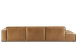 Outlet Jonathan Leather Extended Side Chaise Sofa Leather Sofas|3 Seater Sofas