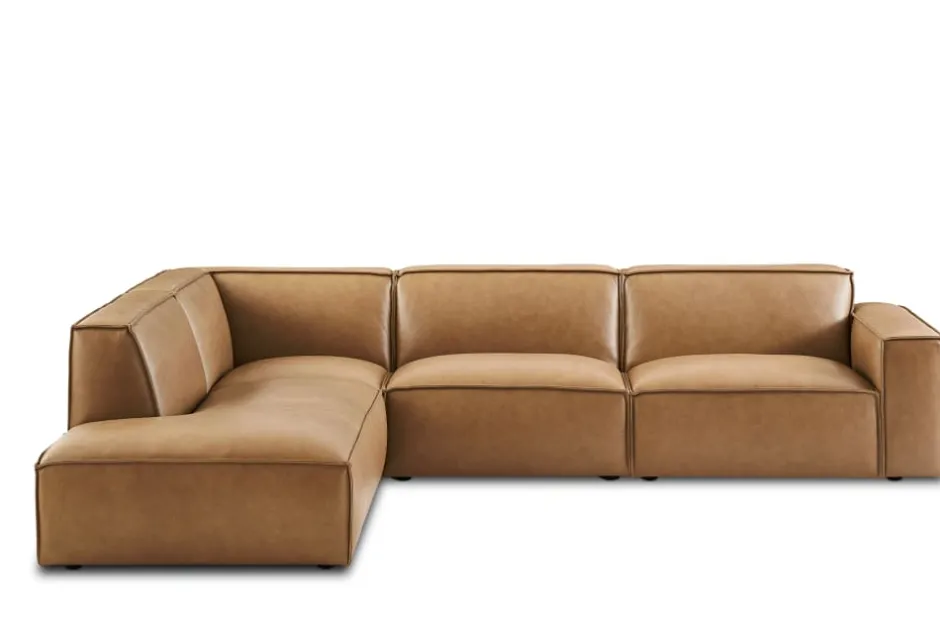 New Jonathan Leather Extended Side Chaise Sectional Leather Sofas|Sectional Sofas