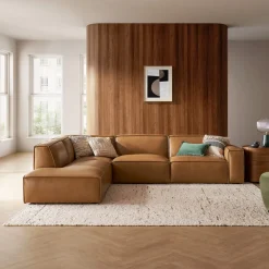 New Jonathan Leather Extended Side Chaise Sectional Leather Sofas|Sectional Sofas