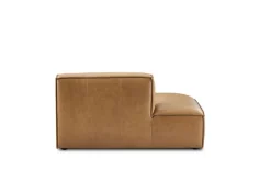 Outlet Jonathan Leather Left Chaise Sofa Leather Sofas|Modular Sofas