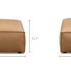 Sale Jonathan Leather Ottoman Footstools, Ottomans & Poufs|Leather Sofas