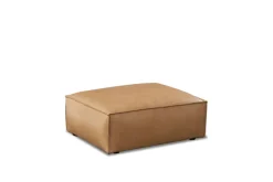 Sale Jonathan Leather Ottoman Footstools, Ottomans & Poufs|Leather Sofas